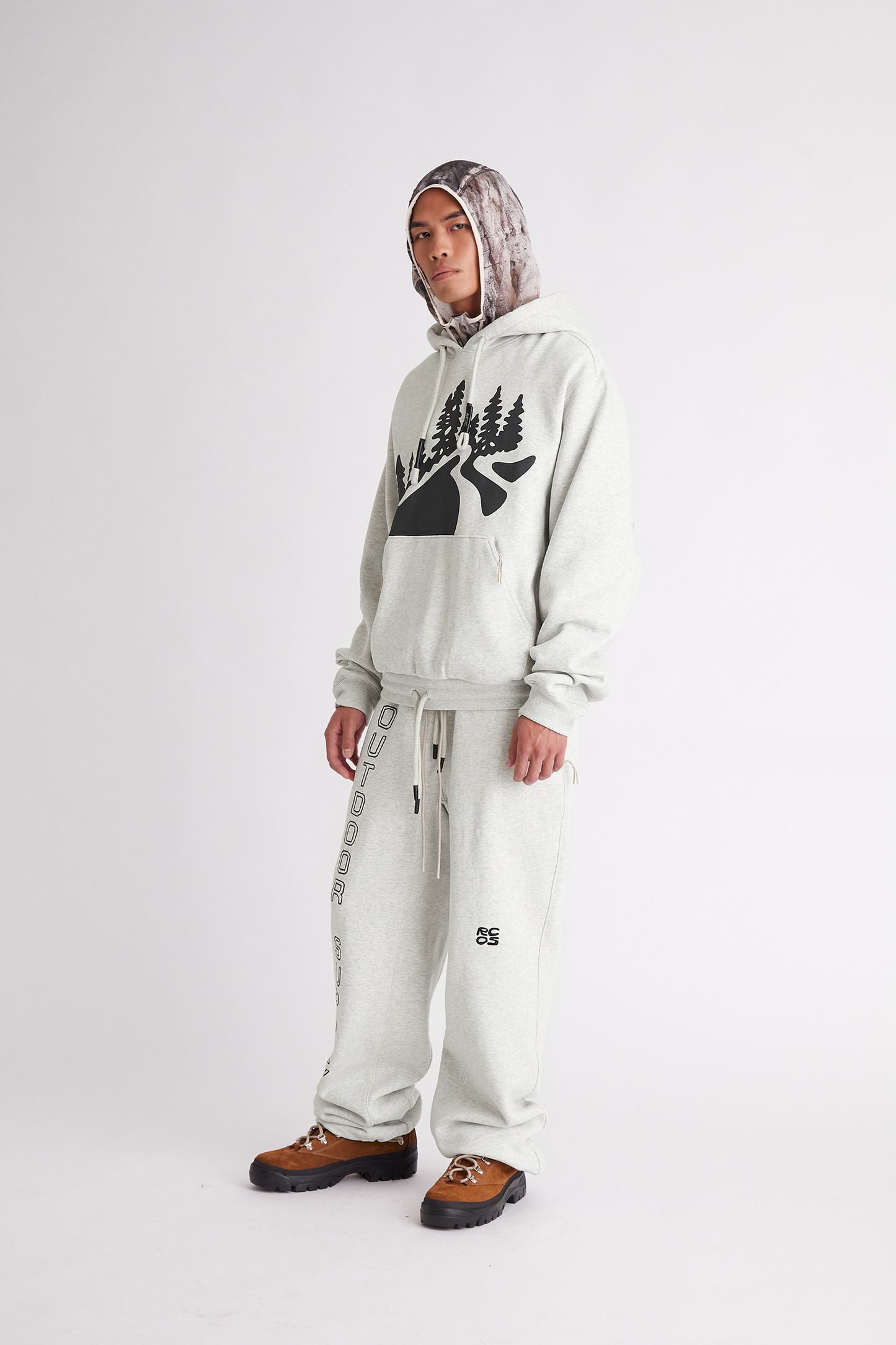 Outdoor Supply Hoodie in Heather Grey