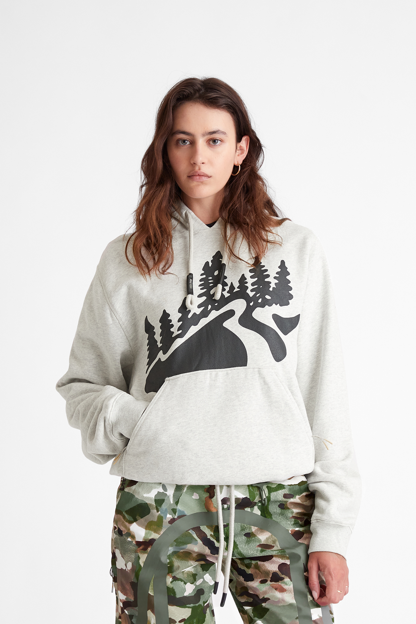 Outdoor Supply Hoodie in Heather Grey