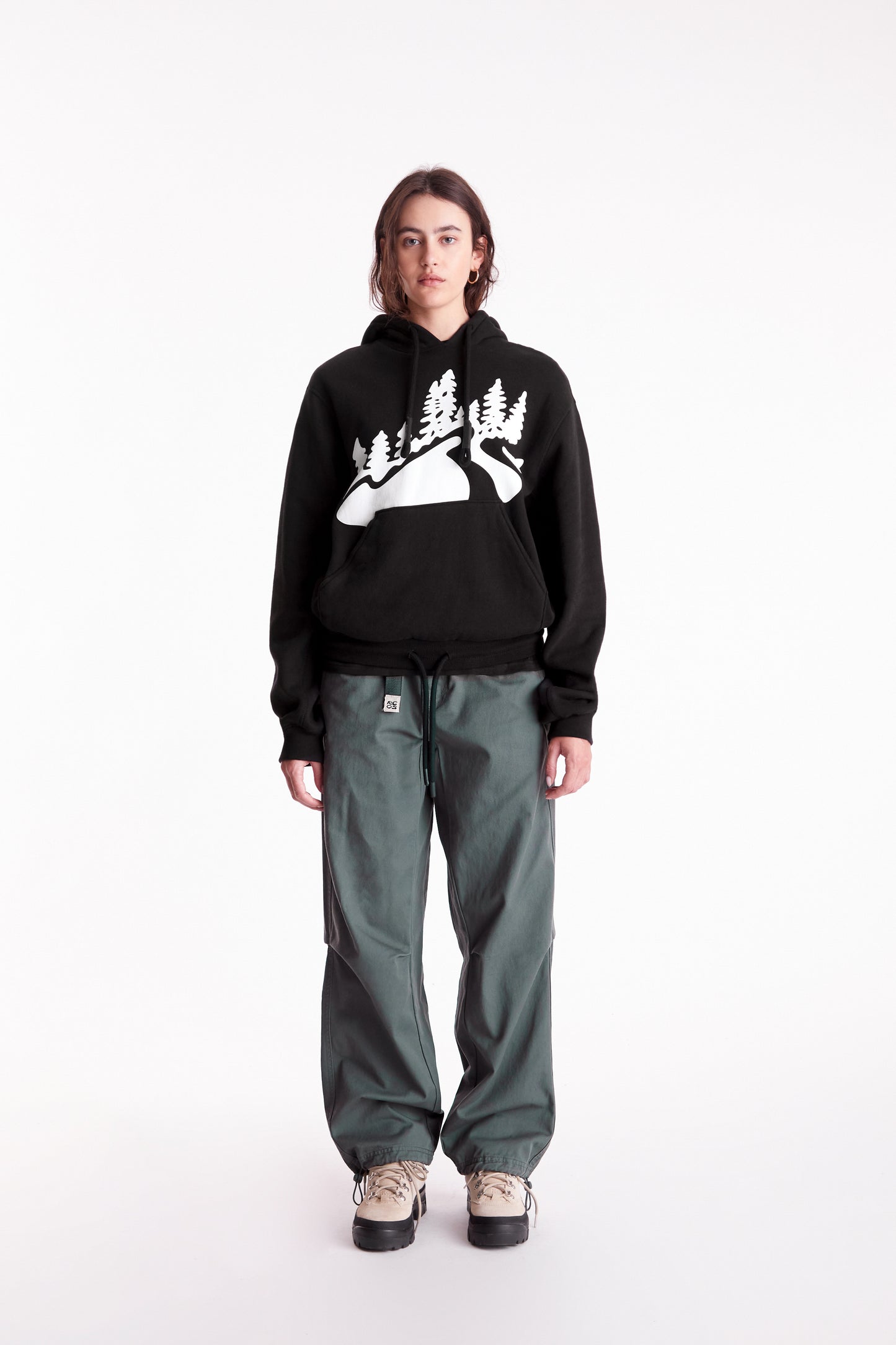 Outdoor Supply Hoodie in Black