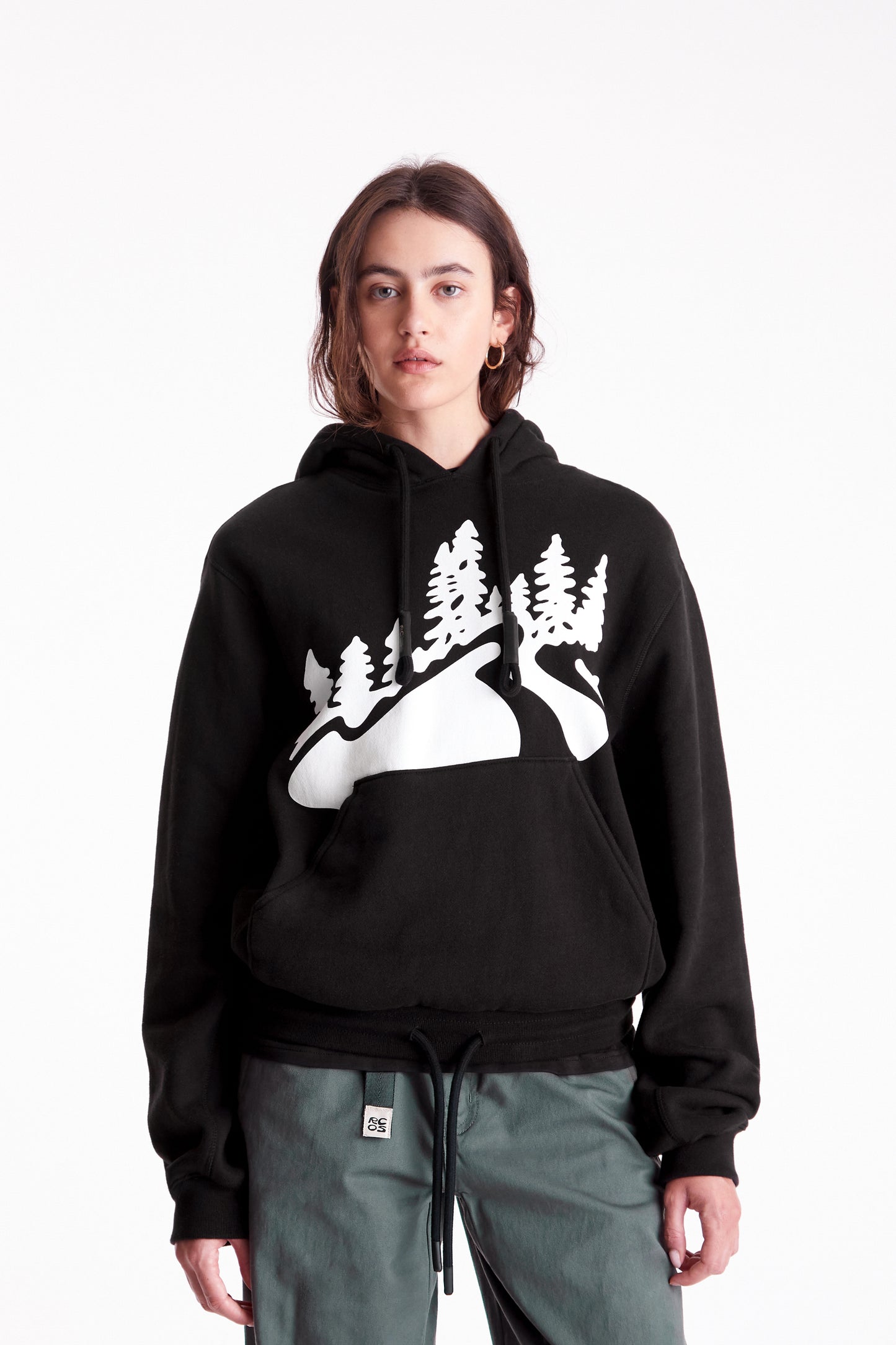 Outdoor Supply Hoodie in Black