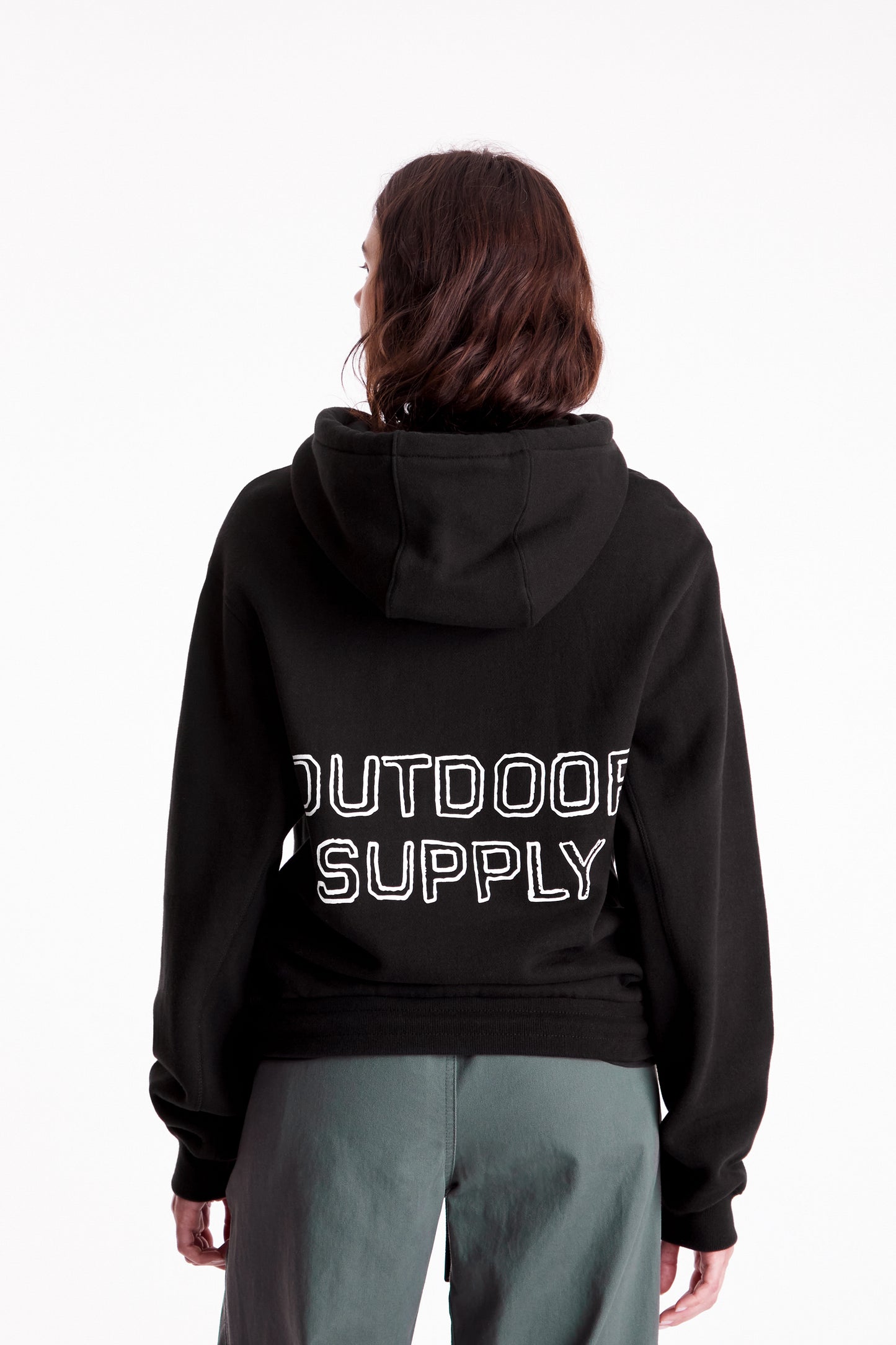 Outdoor Supply Hoodie in Black