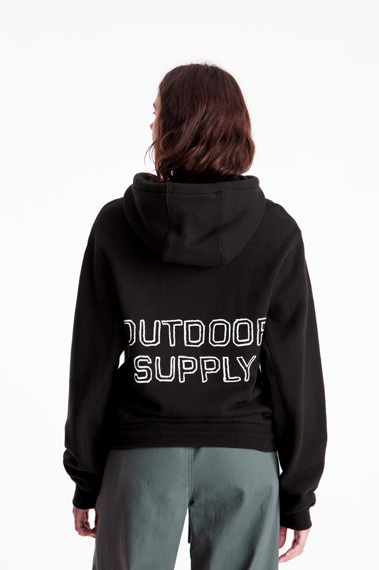 Outdoor Supply Hoodie in Black