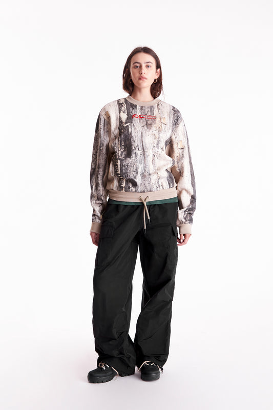 RC Outdoor Supply Logo Embroidered Crewneck in Camouflage