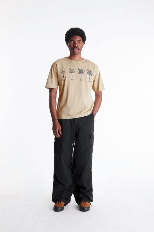 From Here To There T-Shirt in Khaki