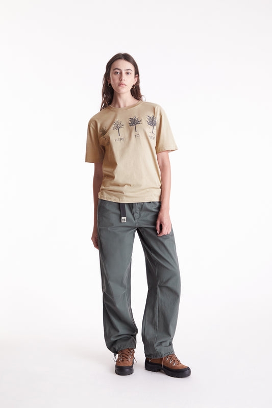 From Here To There T-Shirt in Khaki