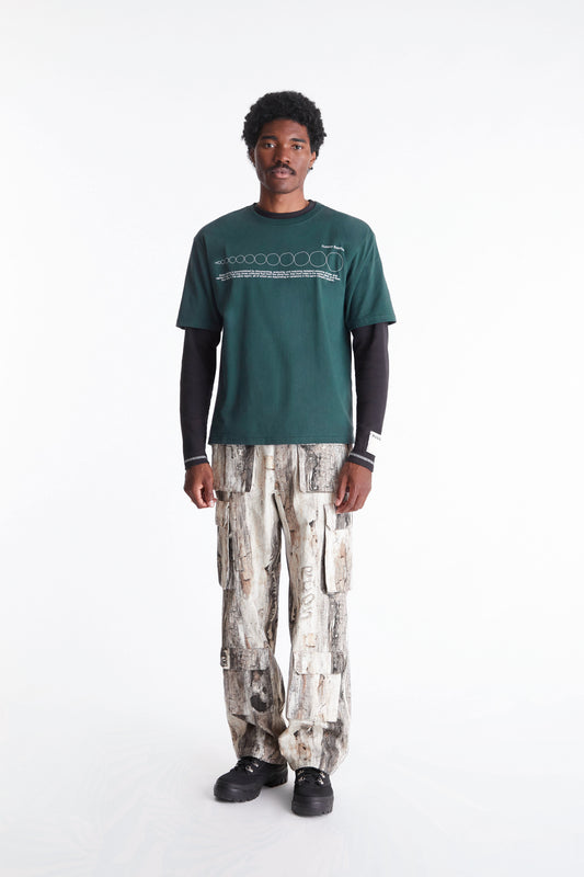 Tree Rings T-Shirt in Forest Green