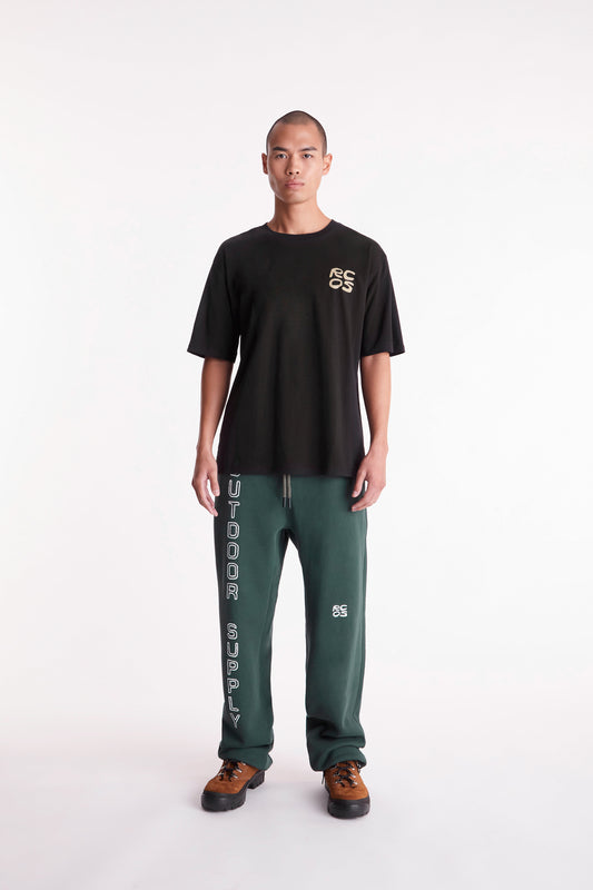 Stack Logo T-Shirt in Black