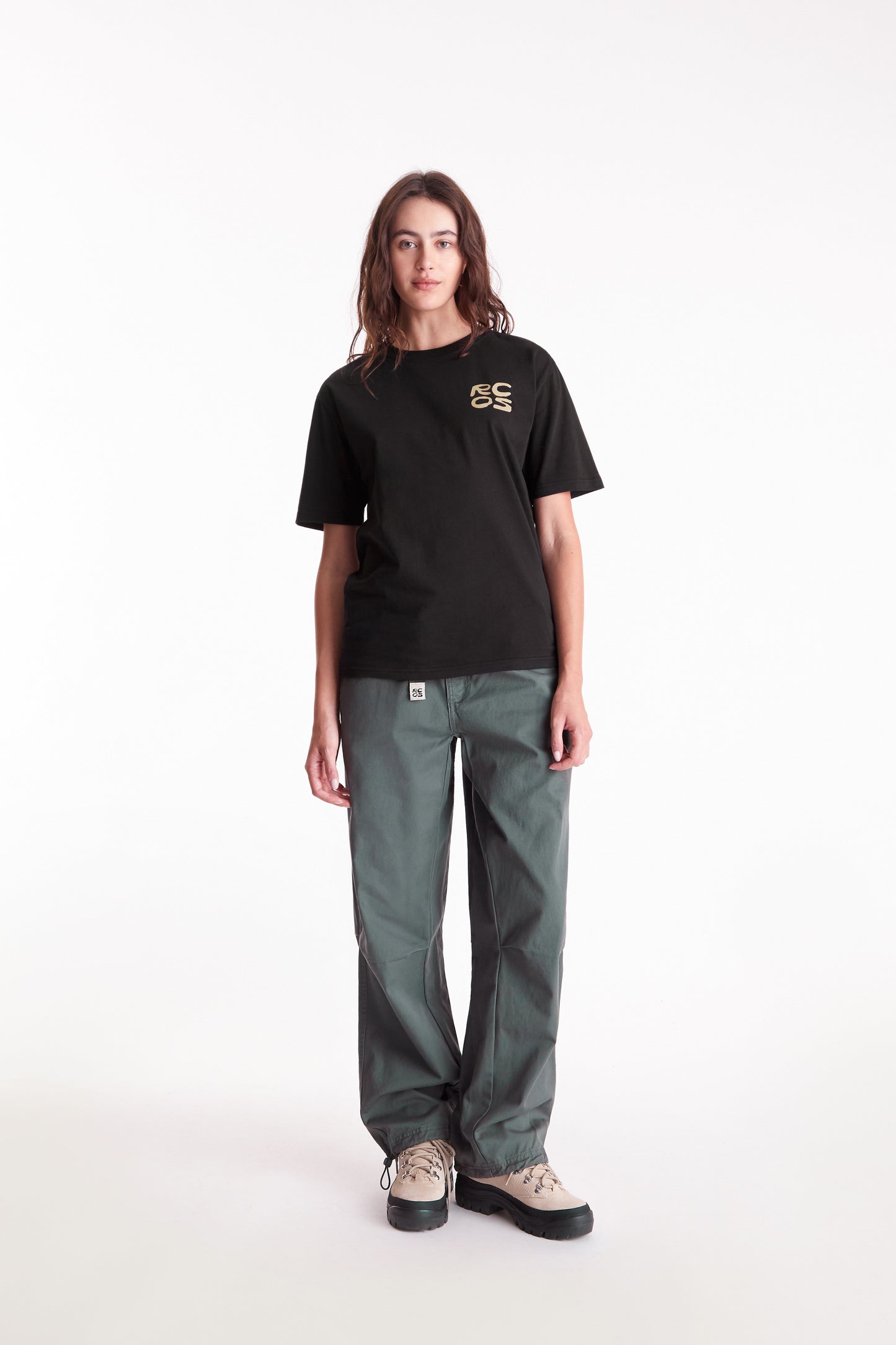 Stack Logo T-Shirt in Black