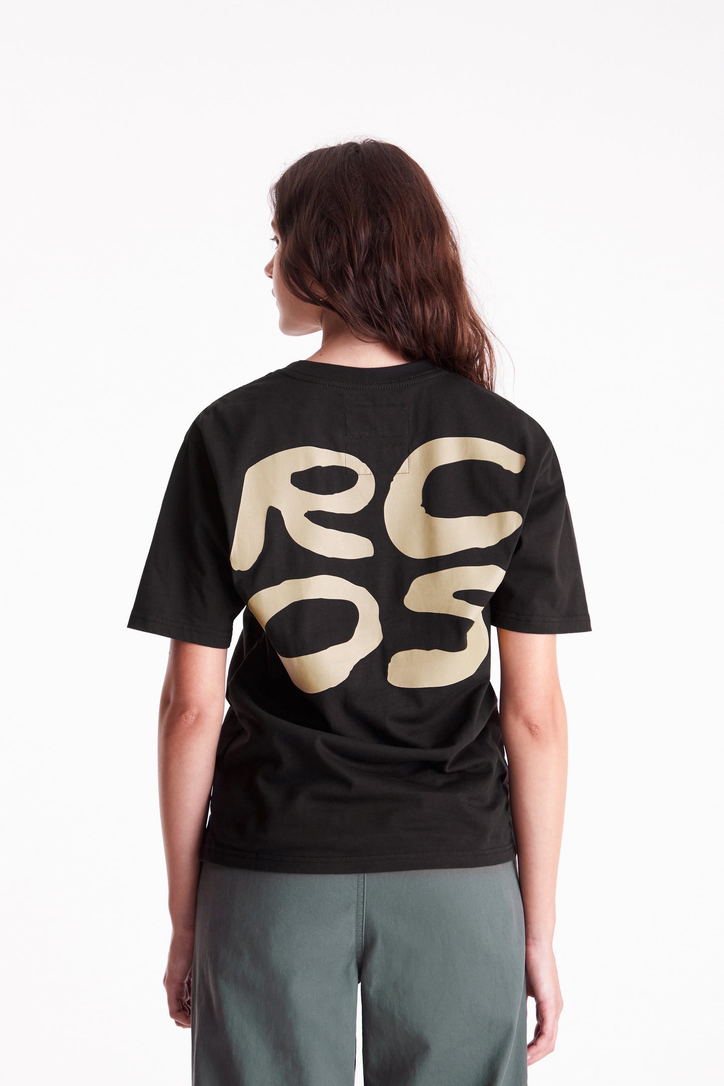Stack Logo T-Shirt in Black