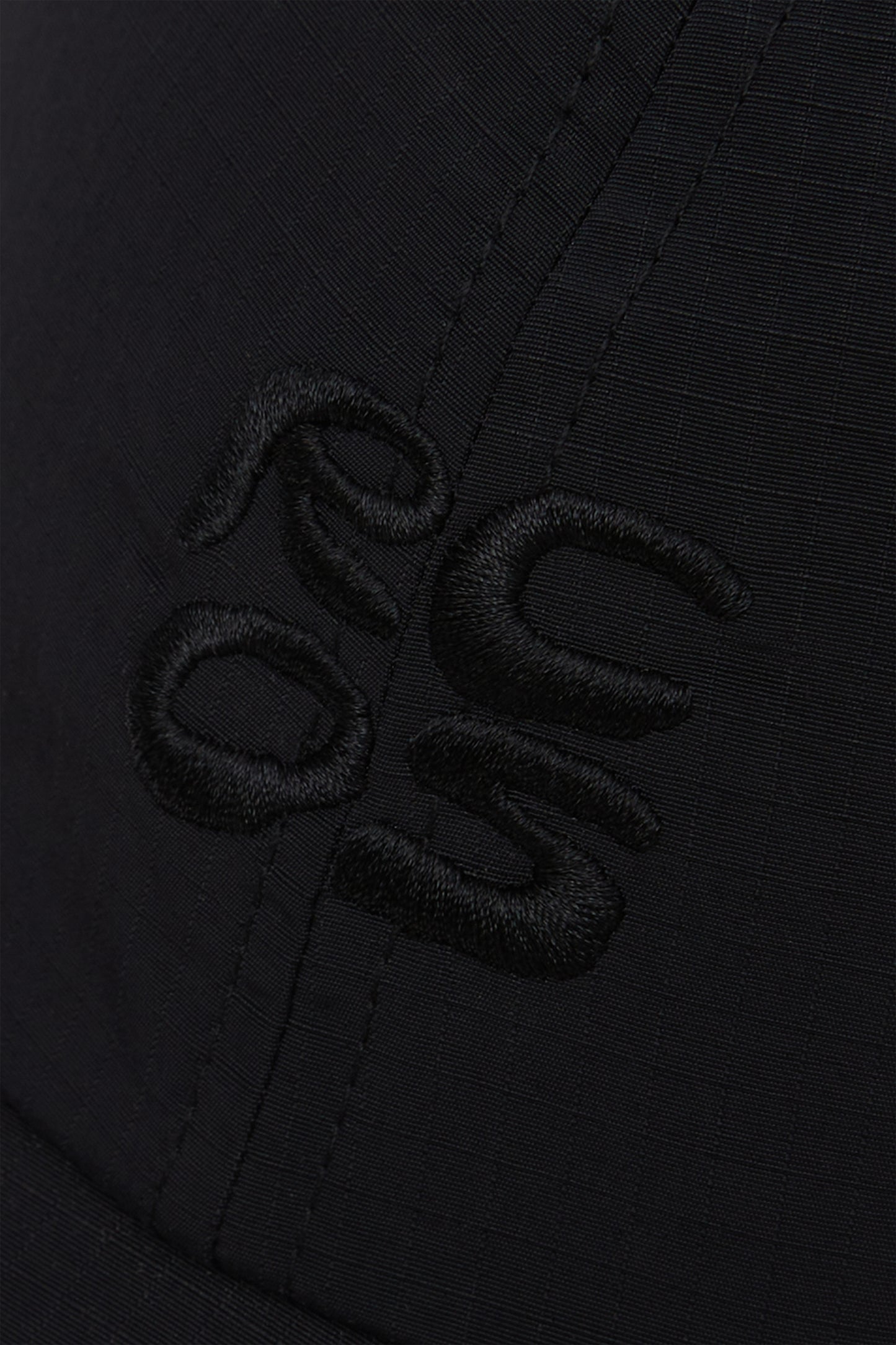 Nylon Ripstop RCOS Hat in Black