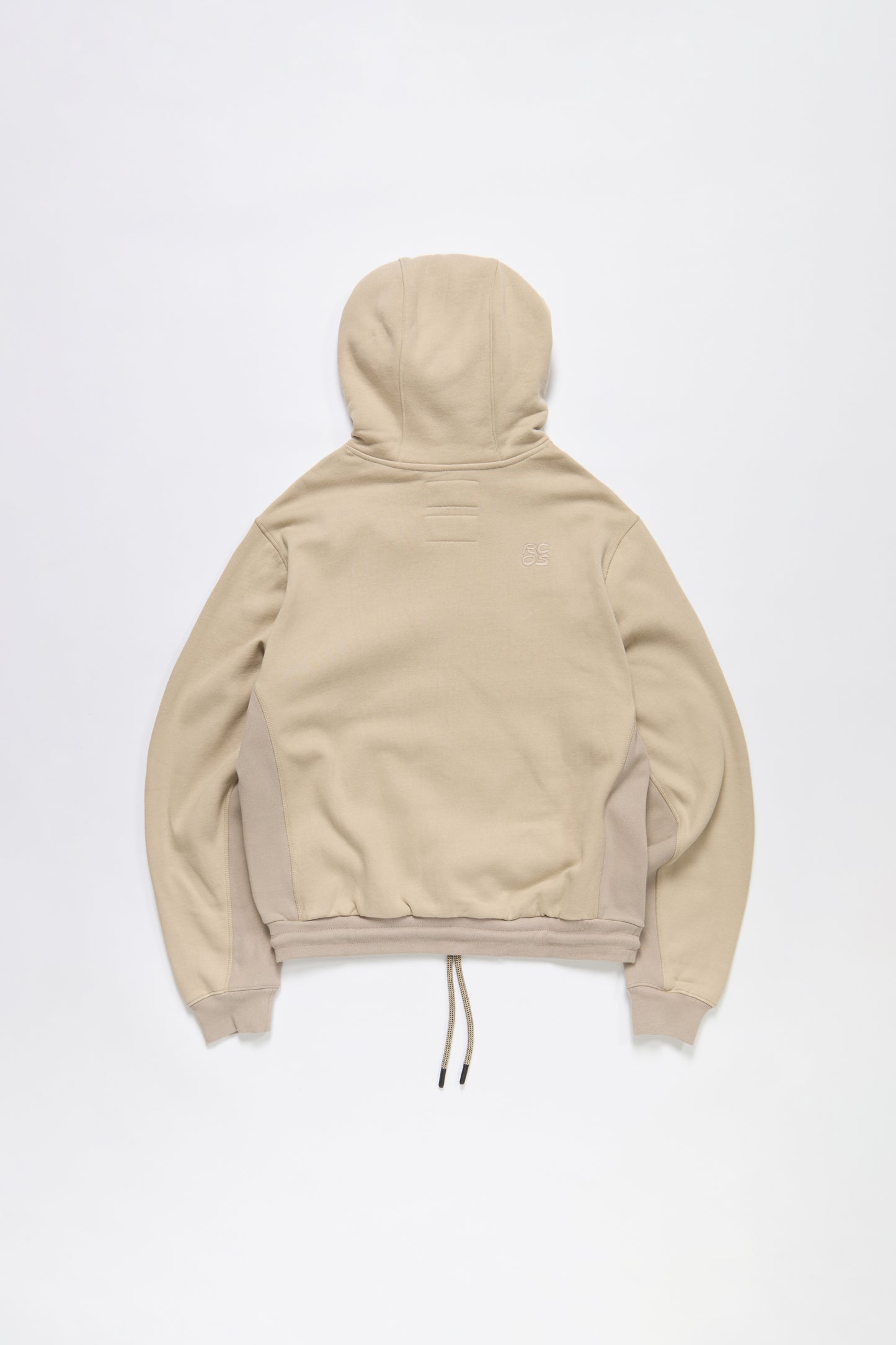 Stack Logo Embroidered Hoodie in Khaki