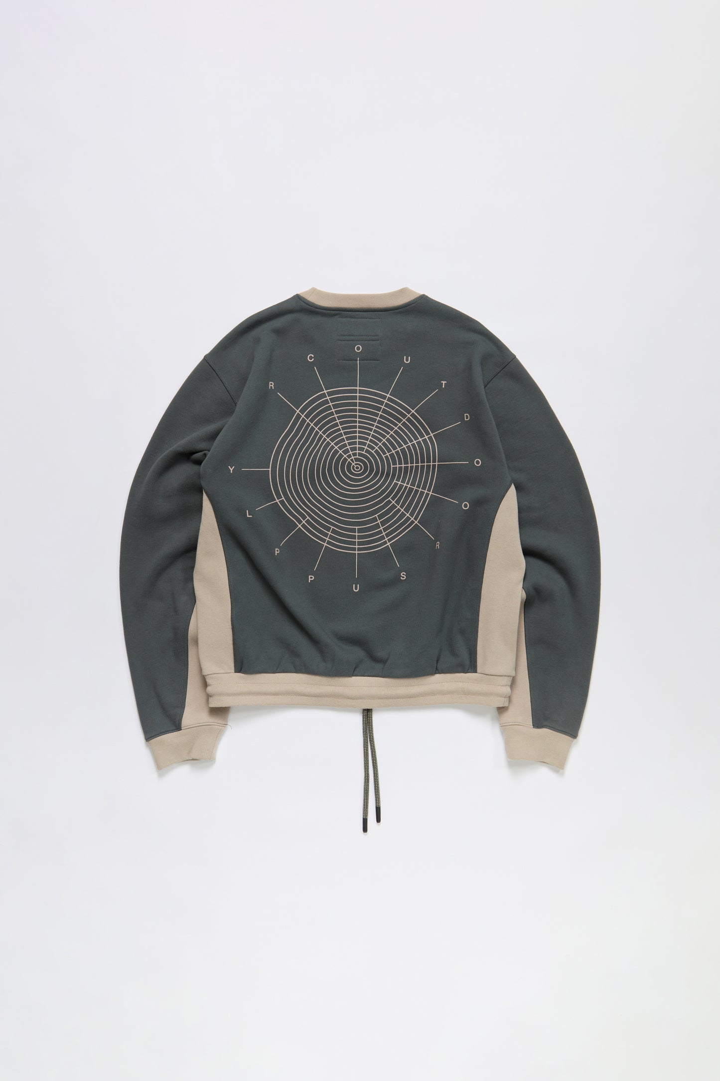 Tree Rings Crewneck in Green