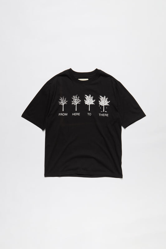 From Here To There T-Shirt in Black