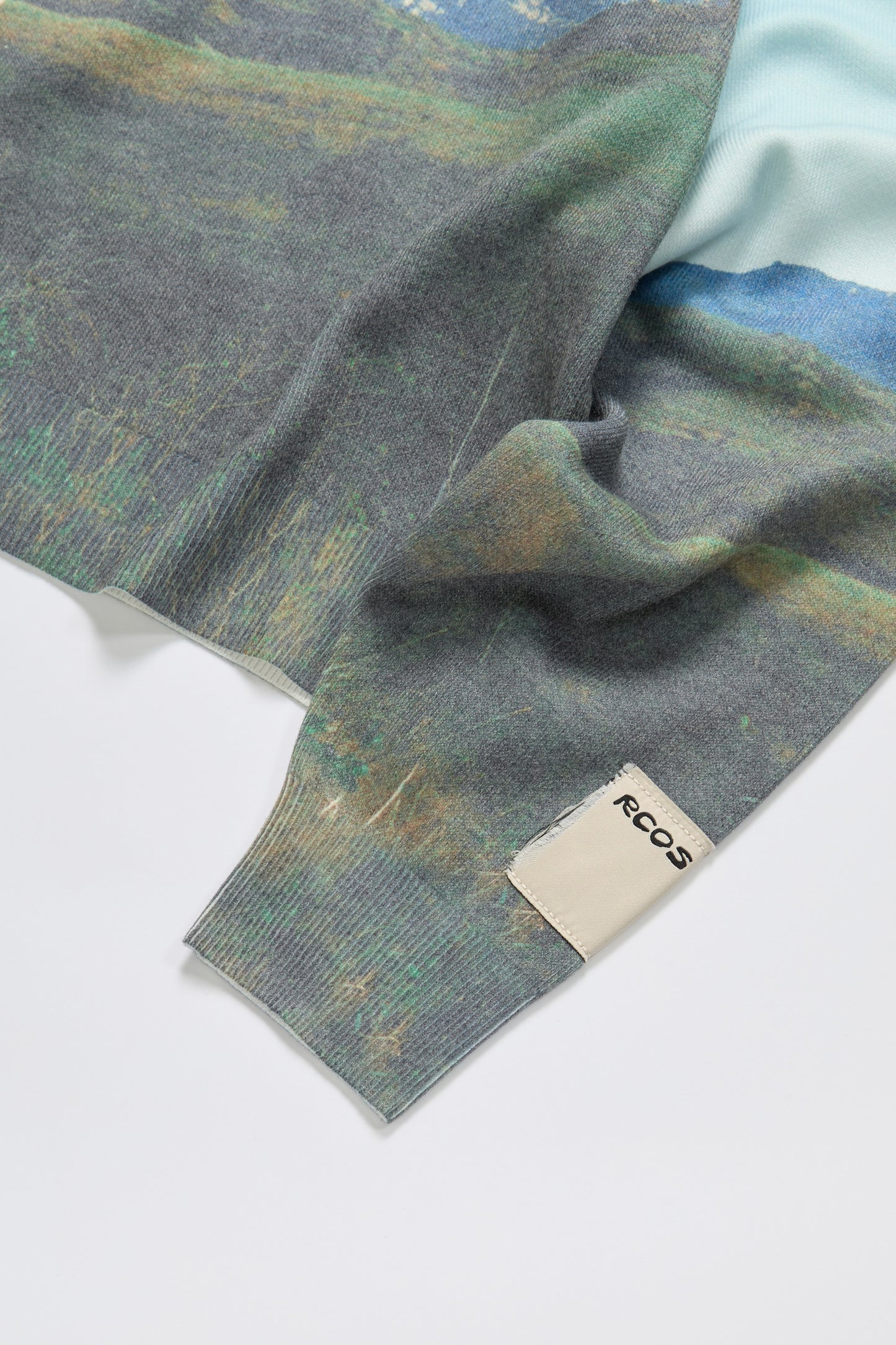 Flag Print Knit Sweater in Flag Print
