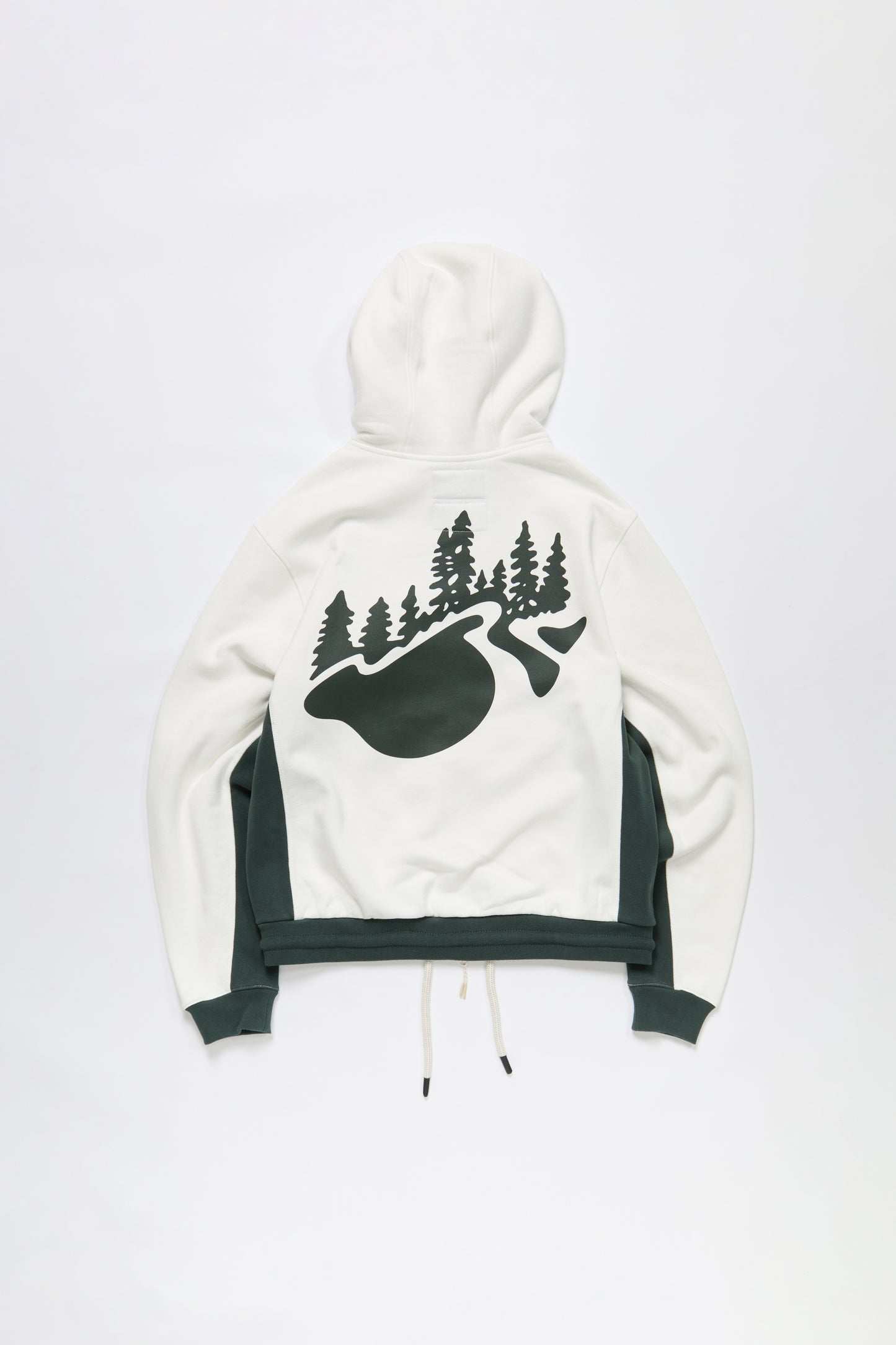 Outdoor Supply Zip Up Hoodie in White