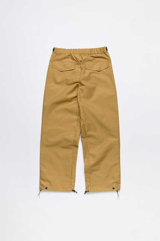 Nylon Belted Cargo Pant in Ochre