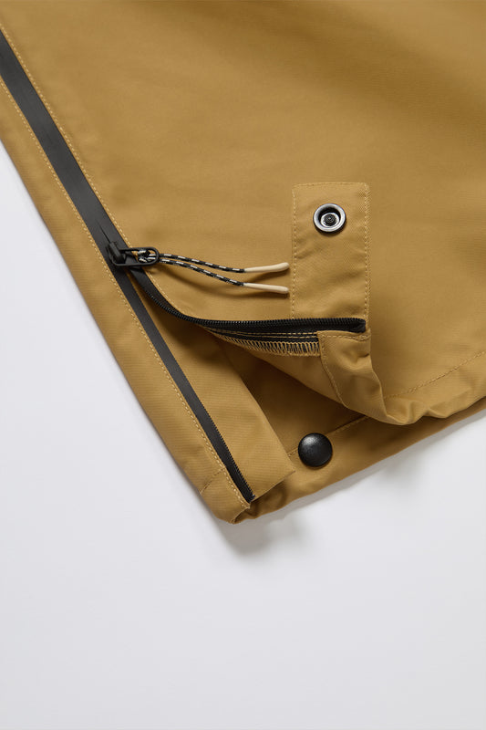 Nylon Belted Cargo Pant in Ochre