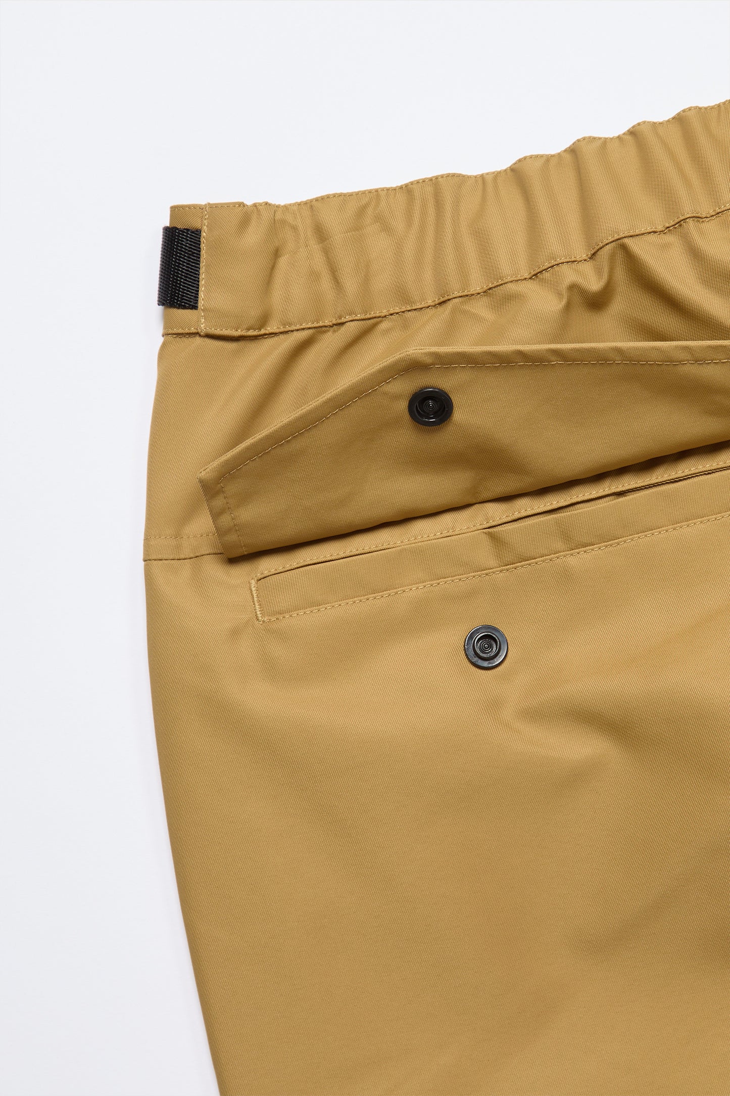Nylon Belted Cargo Pant in Ochre