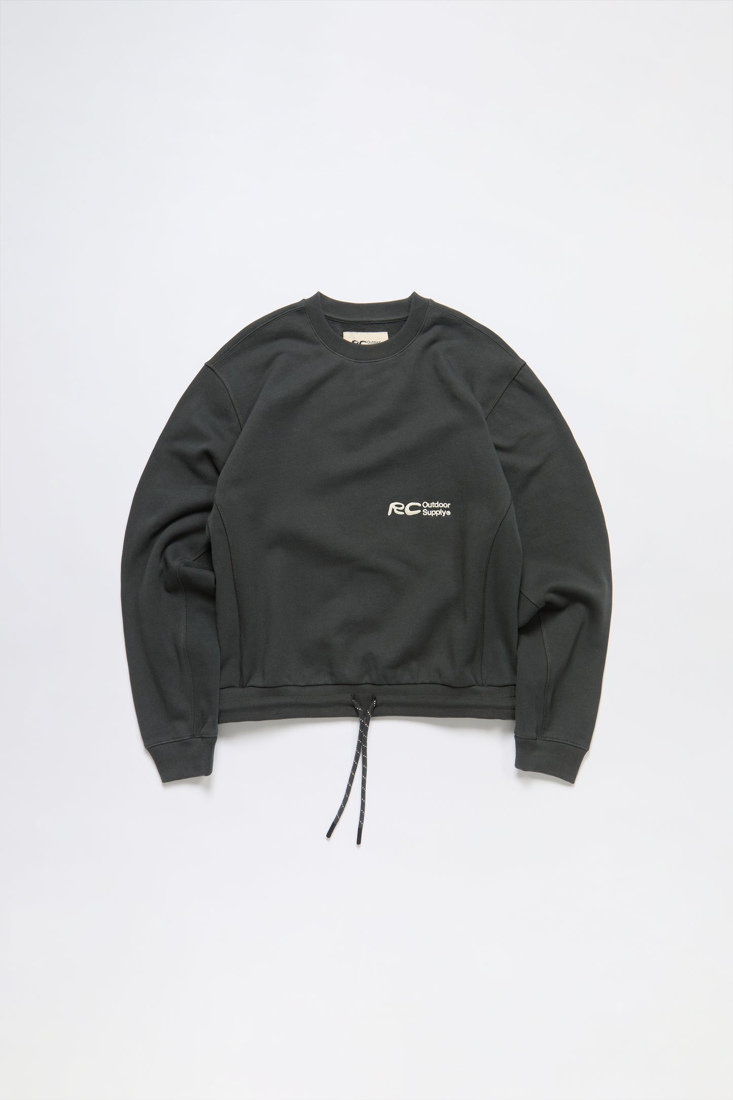 Leave Nothing Crewneck in Charcoal