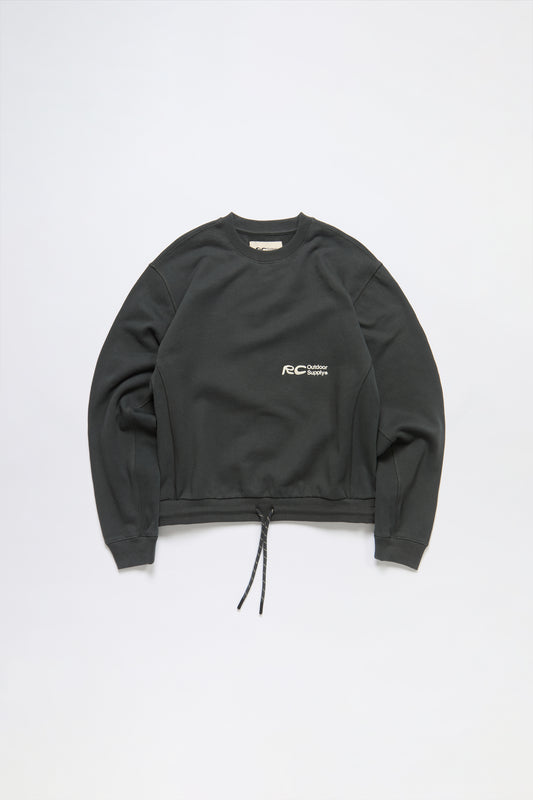 Leave Nothing Crewneck in Charcoal