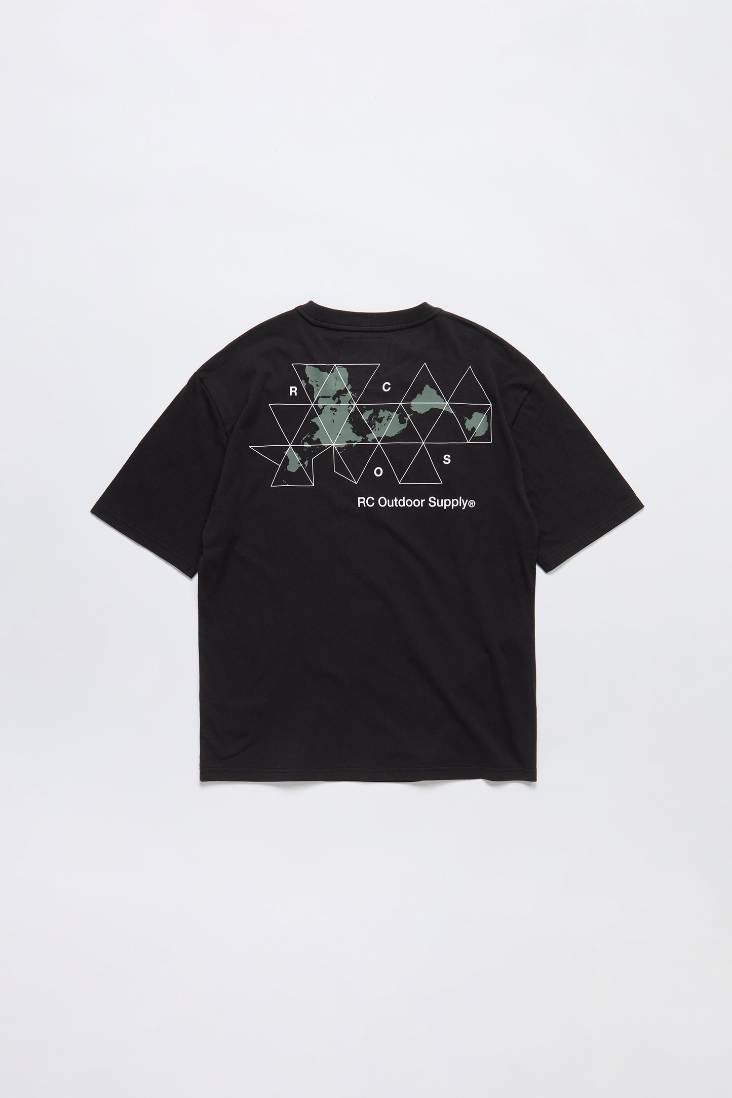 Icosa Triangles T-Shirt in Black