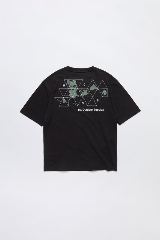 Icosa Triangles T-Shirt in Black