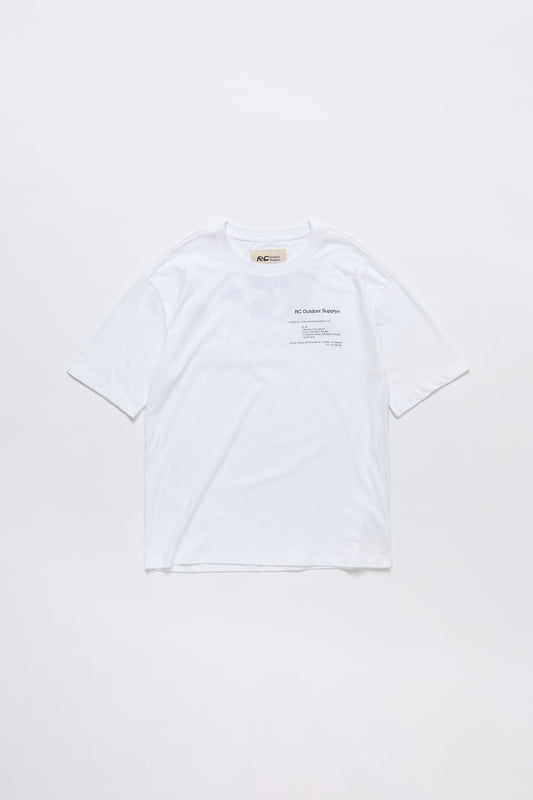 Icosa Triangles T-Shirt in White