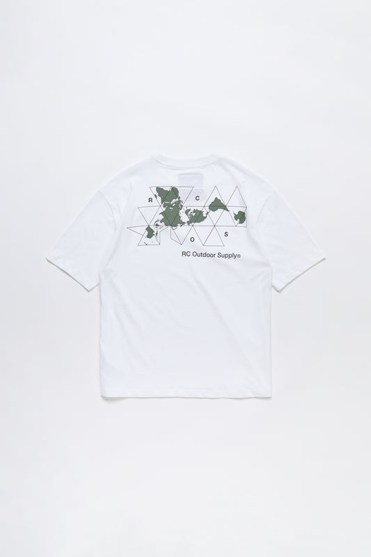 Icosa Triangles T-Shirt in White