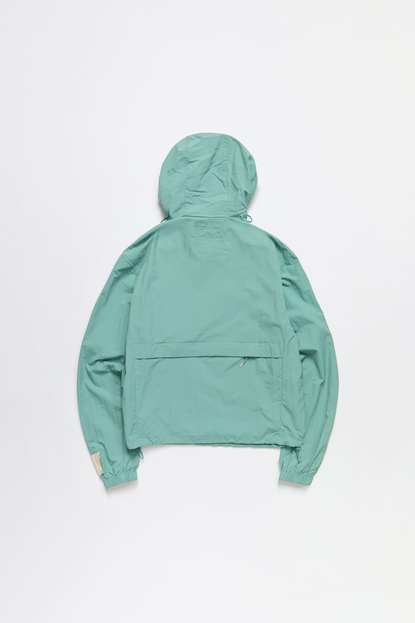Nylon Cargo Anorak in Green