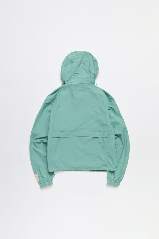 Nylon Cargo Anorak in Green