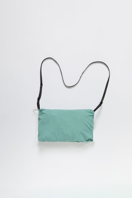 Nylon Cargo Anorak in Green