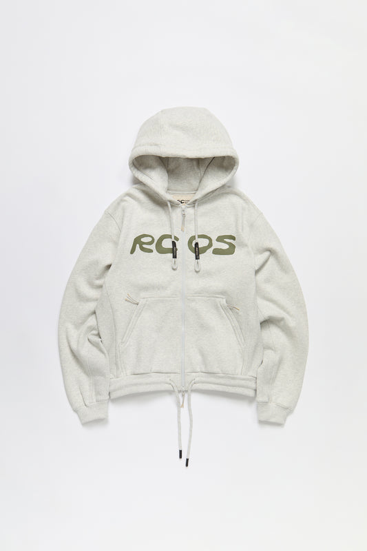 Outdoor Supply Zip Up Hoodie in Heather Grey