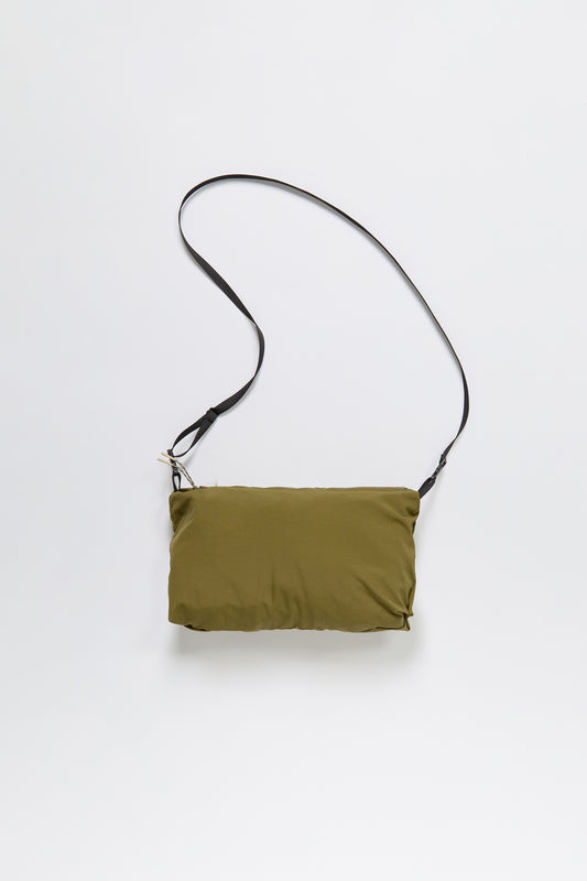 Nylon Cargo Anorak in Olive