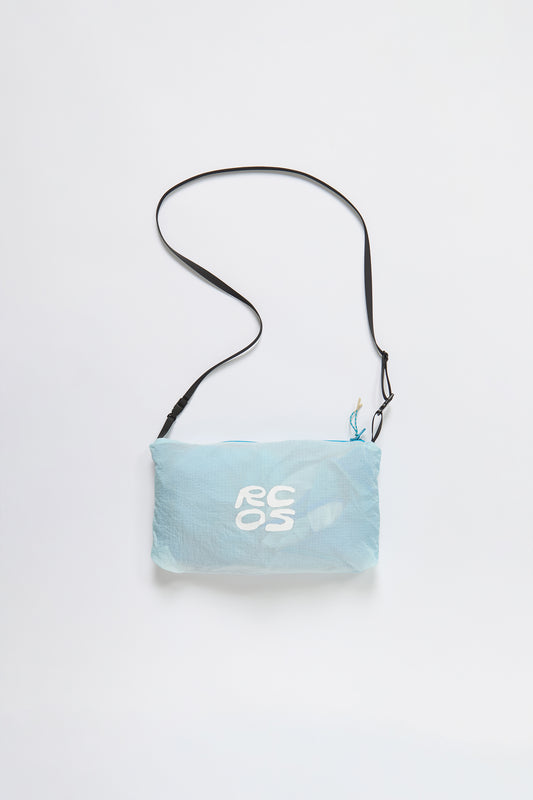 Packable Nylon Ripstop Jacket in Gradient Turquoise