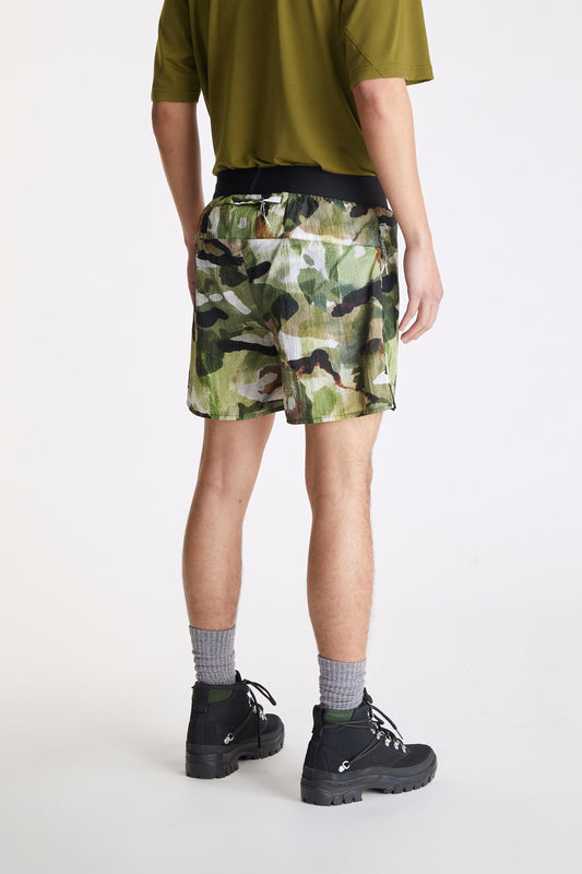 2-In-1 Running Short in Watercolor Camo