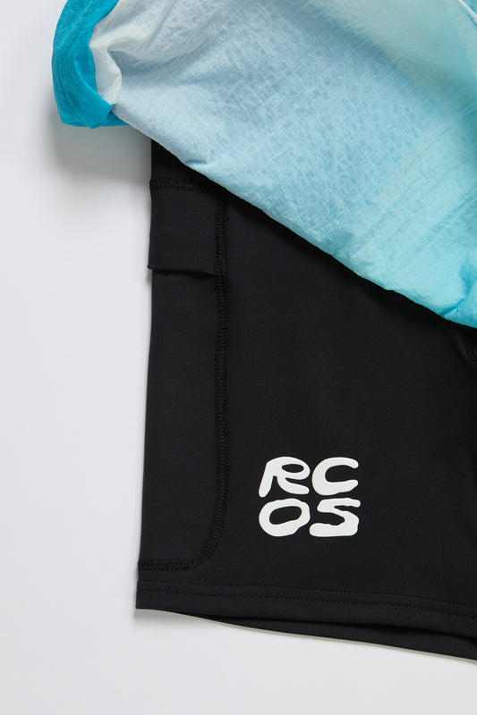2-In-1 Running Short in Gradient Turquoise