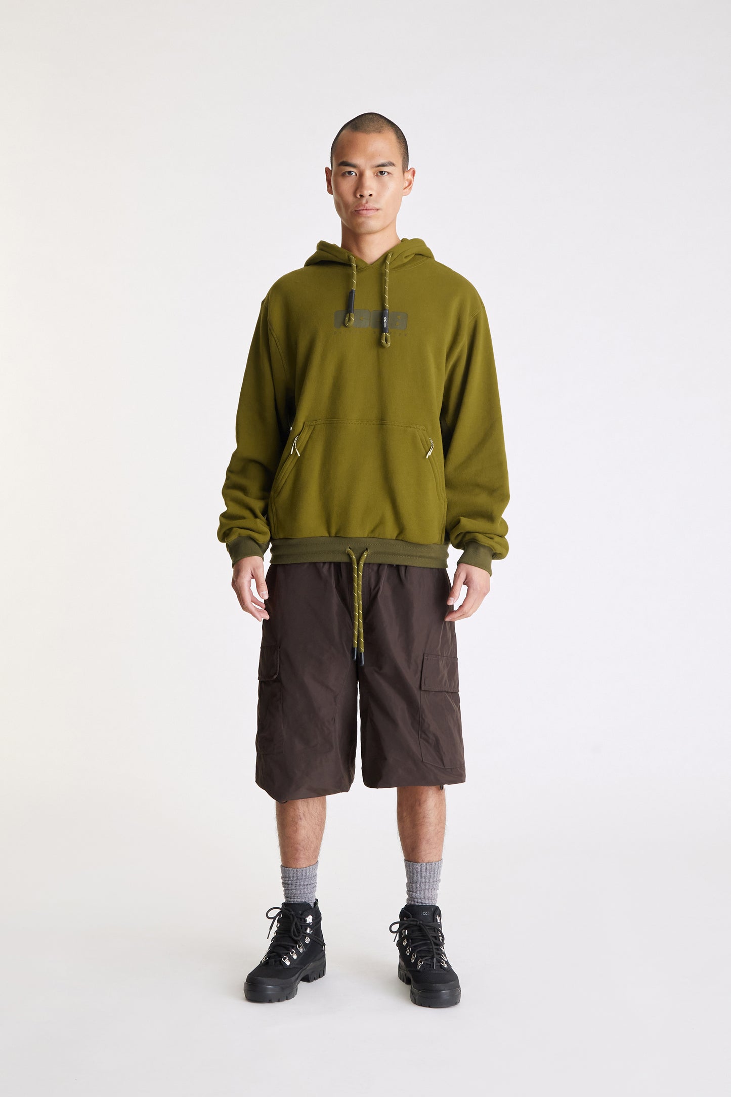 Arrows Hoodie in Olive
