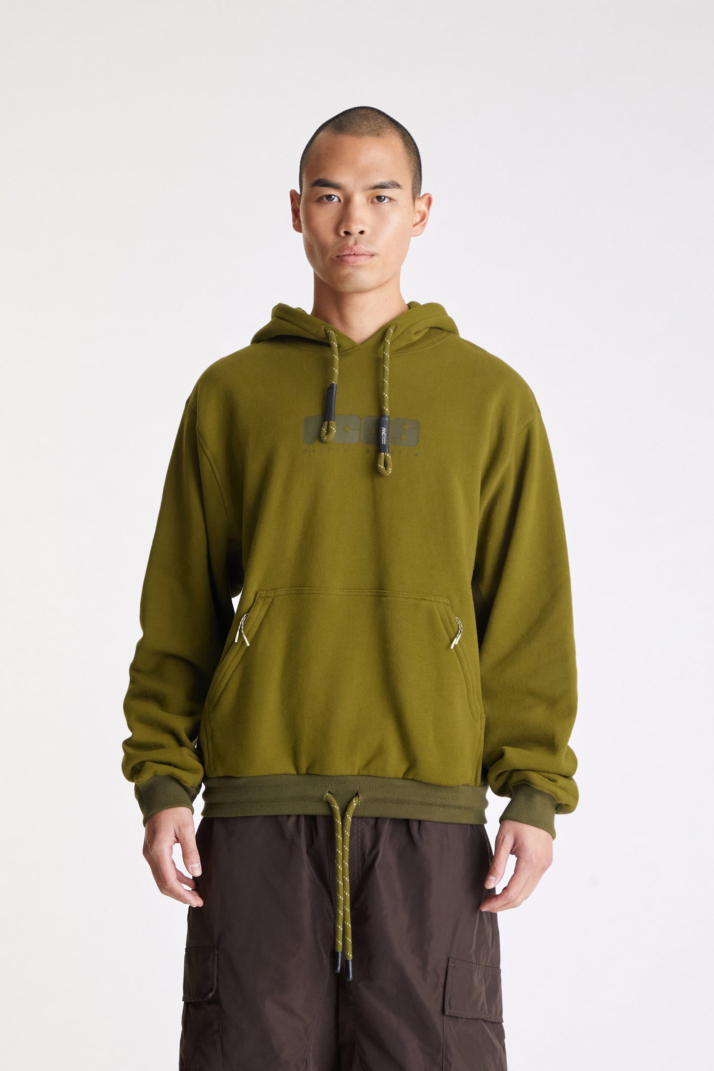 Arrows Hoodie in Olive