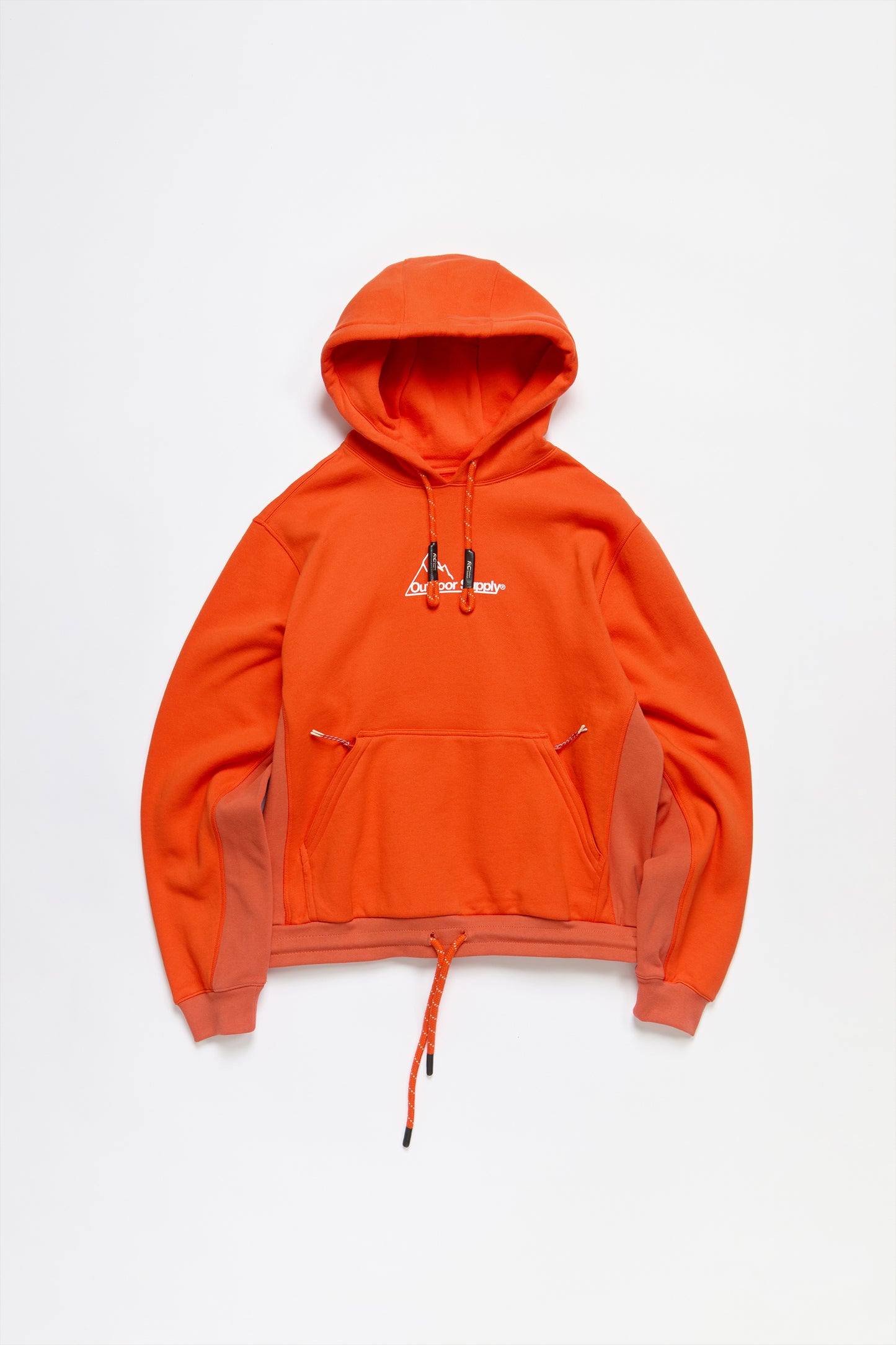 Mountain Logo Hoodie in Orange