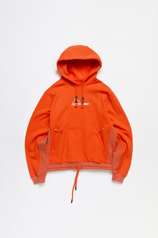 Mountain Logo Hoodie in Orange