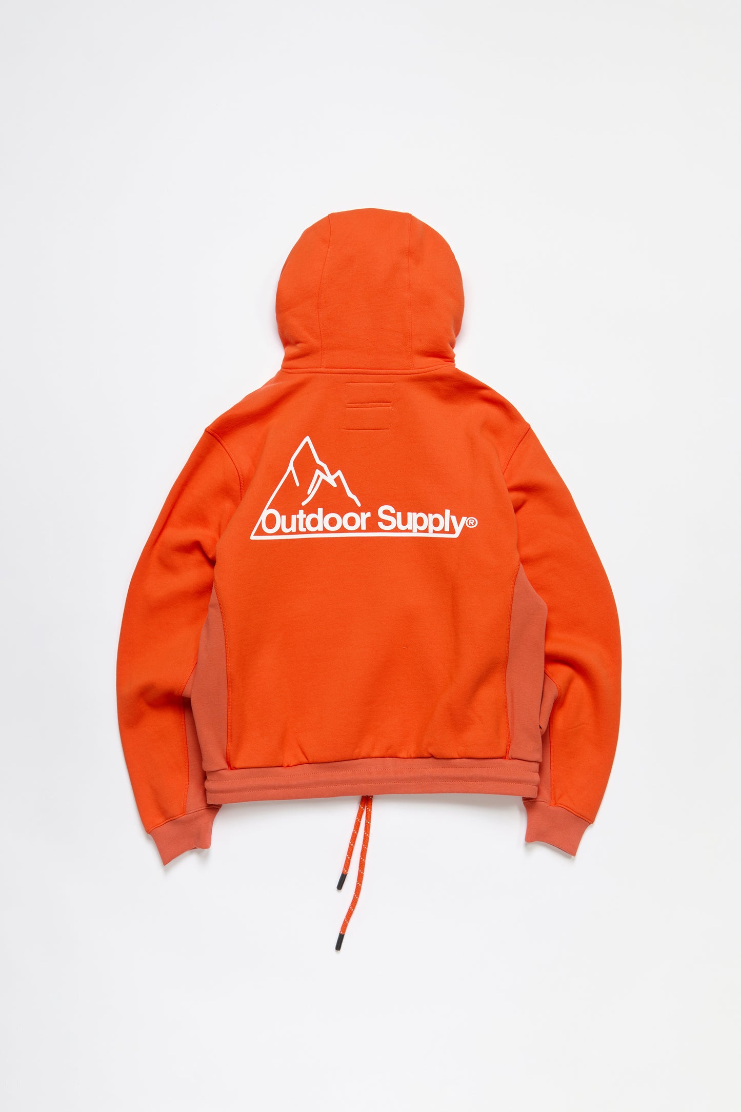 Mountain Logo Hoodie in Orange