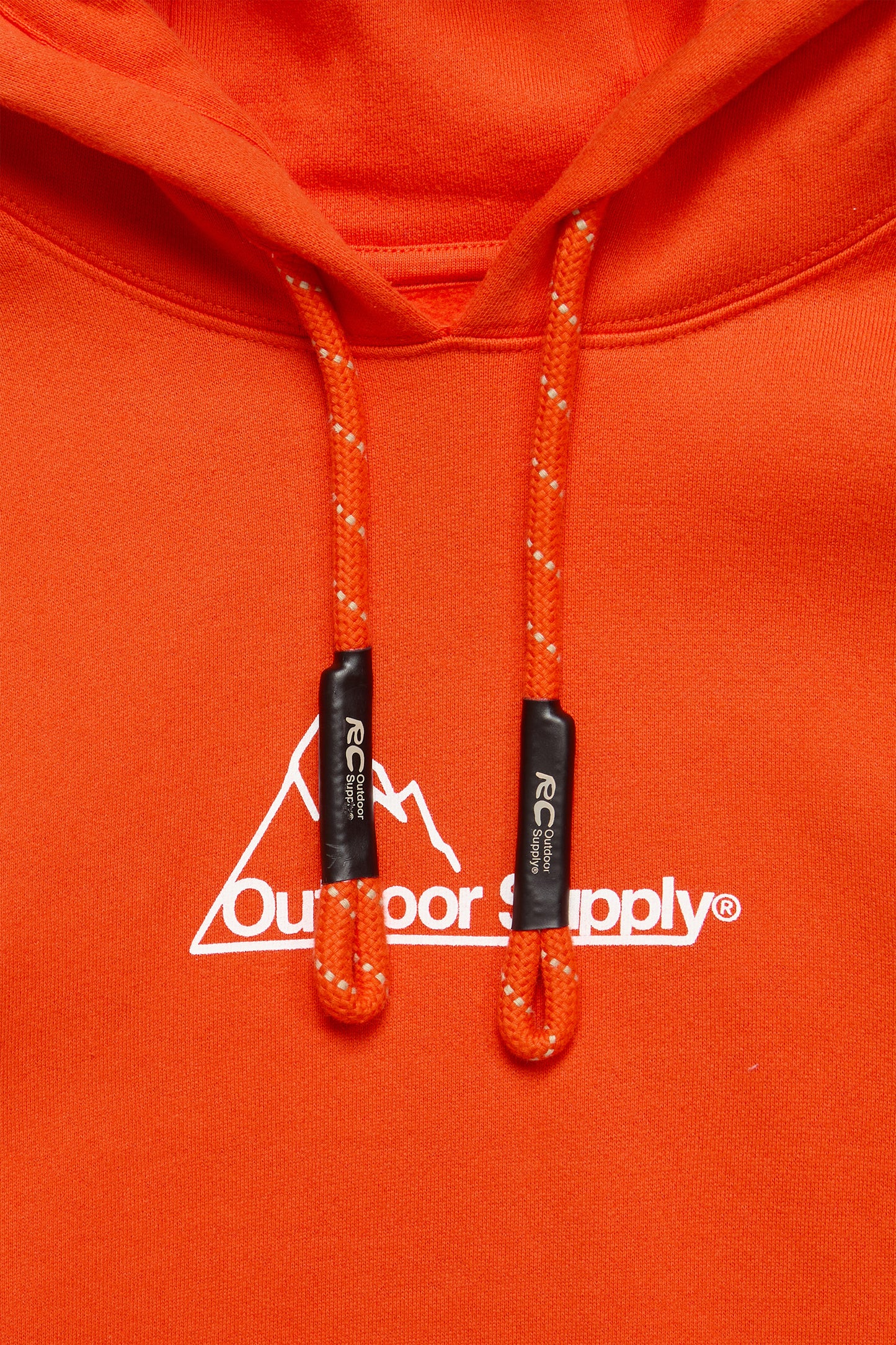 Mountain Logo Hoodie in Orange