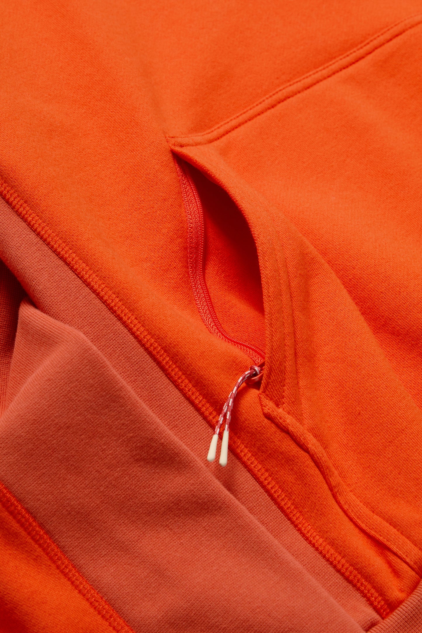 Mountain Logo Hoodie in Orange