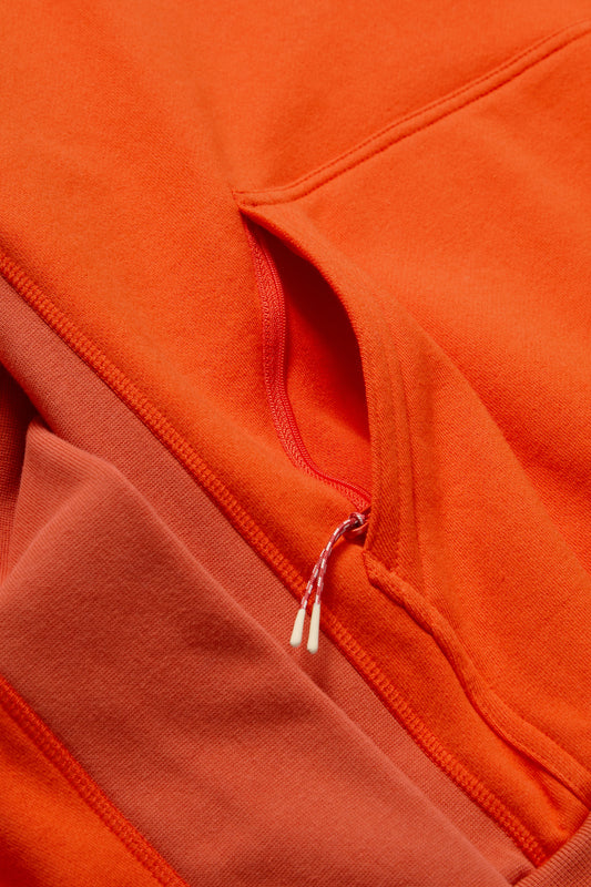Mountain Logo Hoodie in Orange