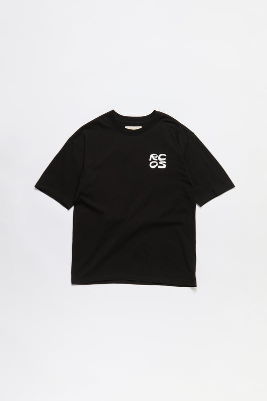 Stack Logo T-Shirt in Black & White