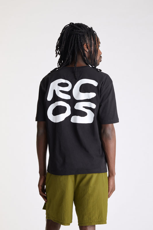 Stack Logo T-Shirt in Black & White