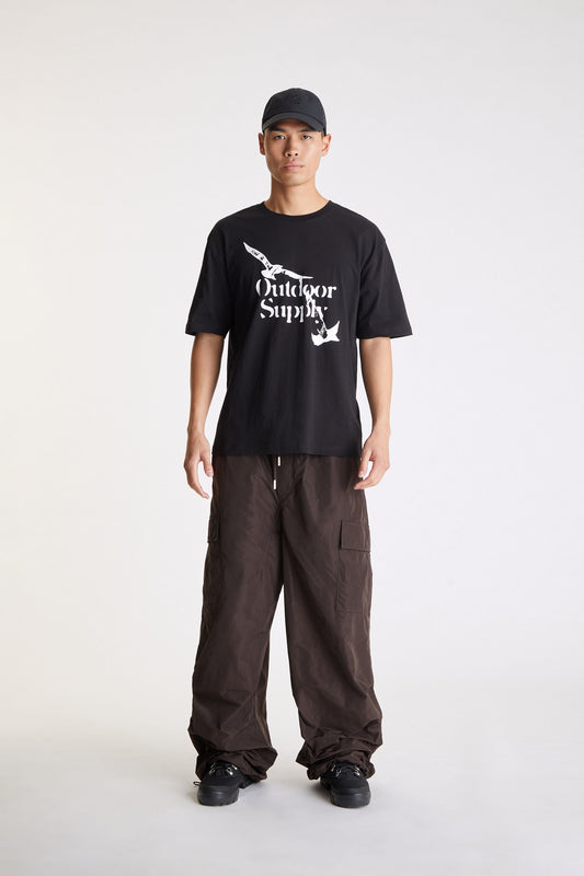 Birds T-Shirt in Black