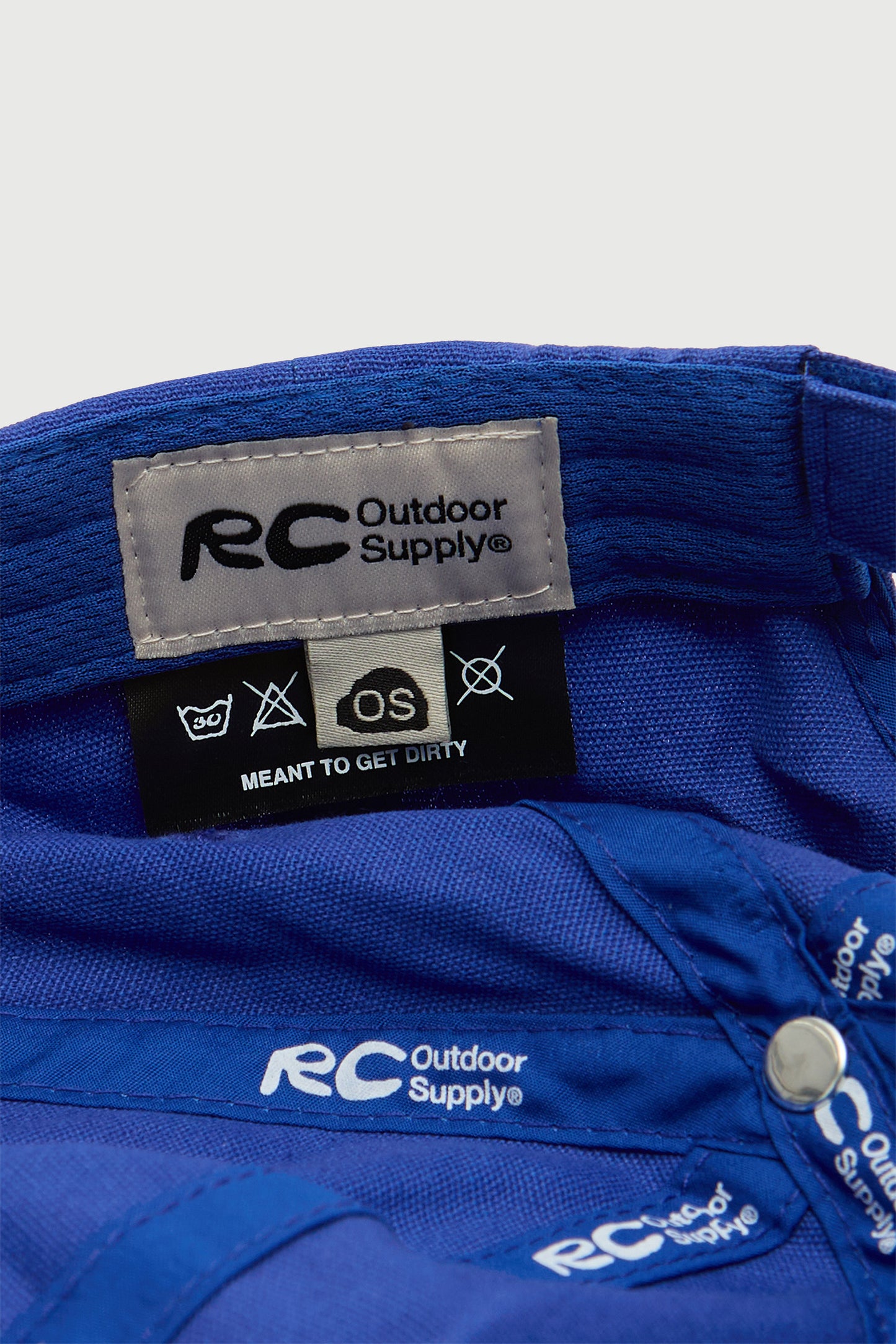 Cotton Stack Logo Hat in Cobalt