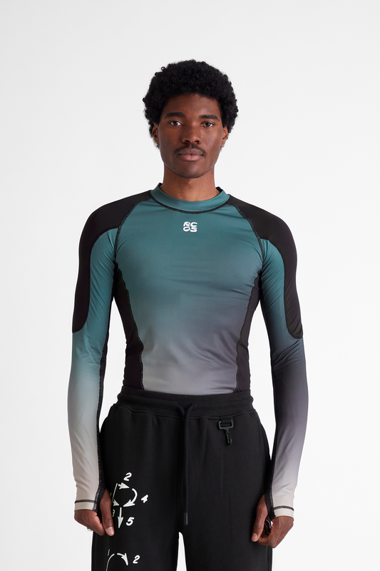 Compression Base Layer in Black Gradient