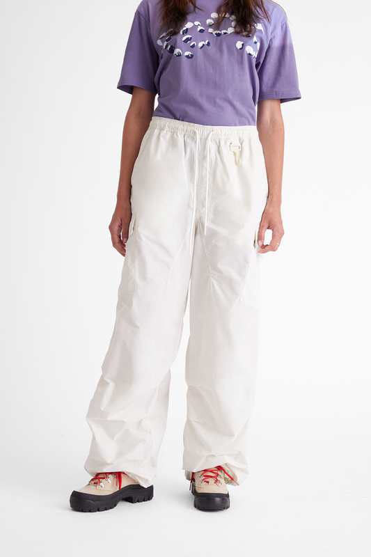 Parachute Pant in White